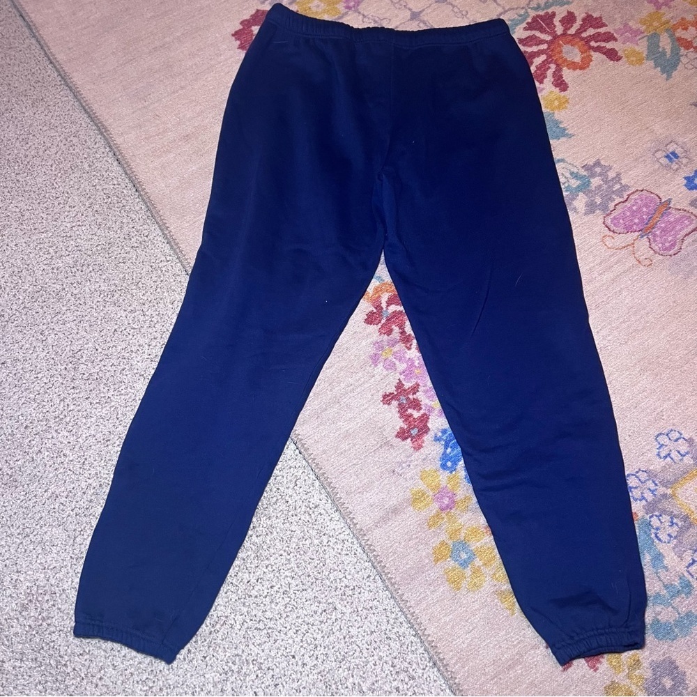 Disney Mickey Mouse 1929 Men's Large Sweatpants Lounge Pants Navy Blue - Picture 5 of 6